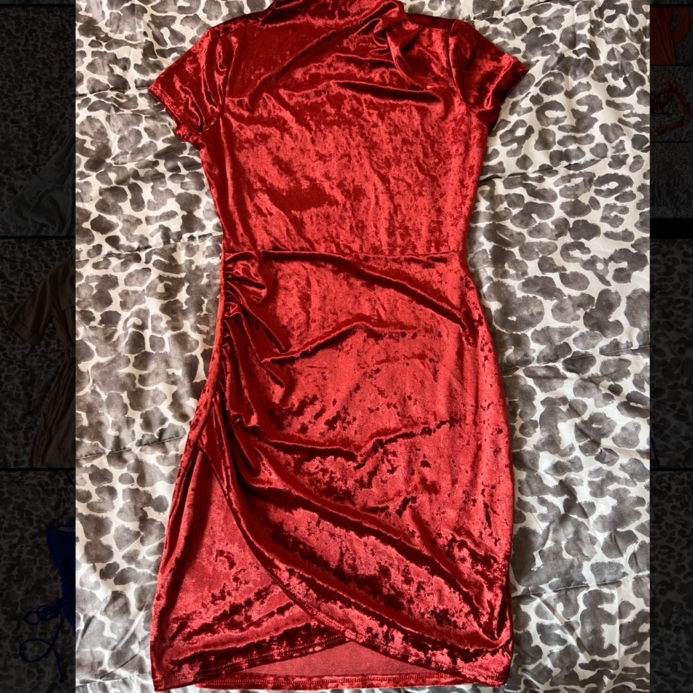 FASHION NOVA | NEW VELVET BRICK DRESS ❤️‍🔥